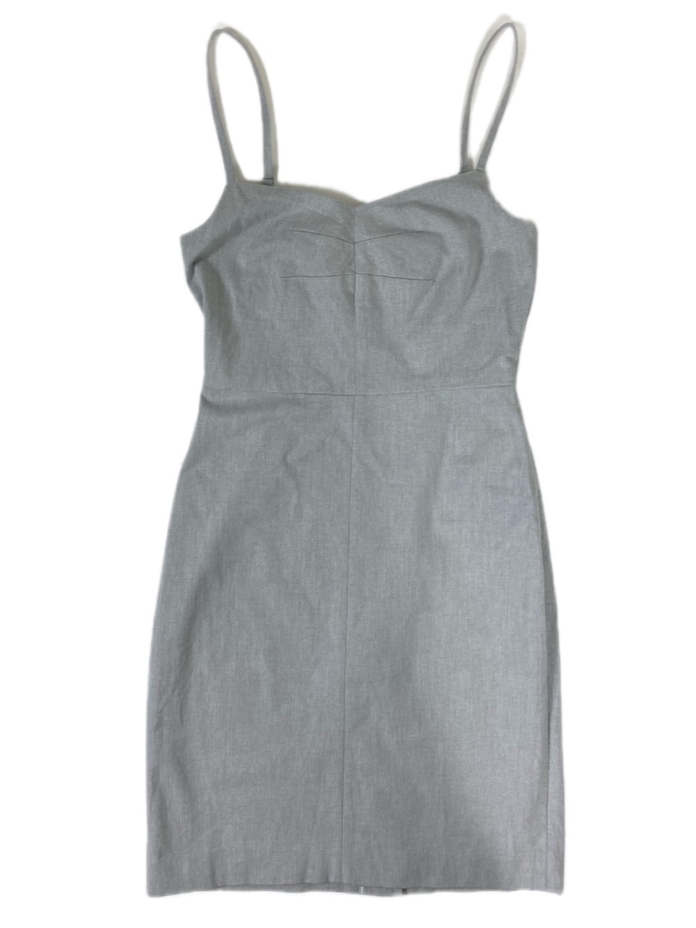 Banana Republic Light Gray Spaghetti Strap Mini Dress Sleeveless Dress Petite 4